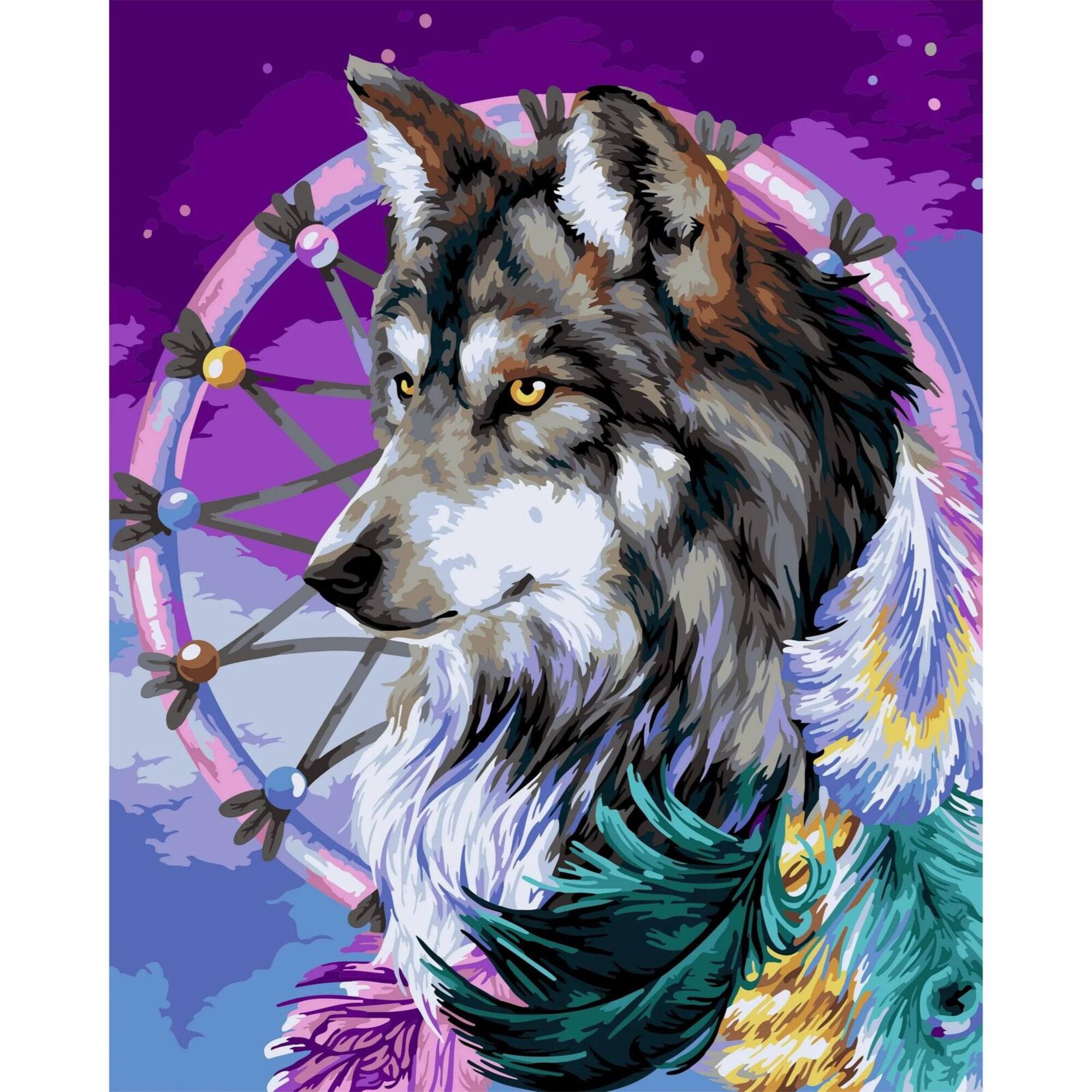 Crafting Spark Painting By Numbers Kit Celebration Moon Cat